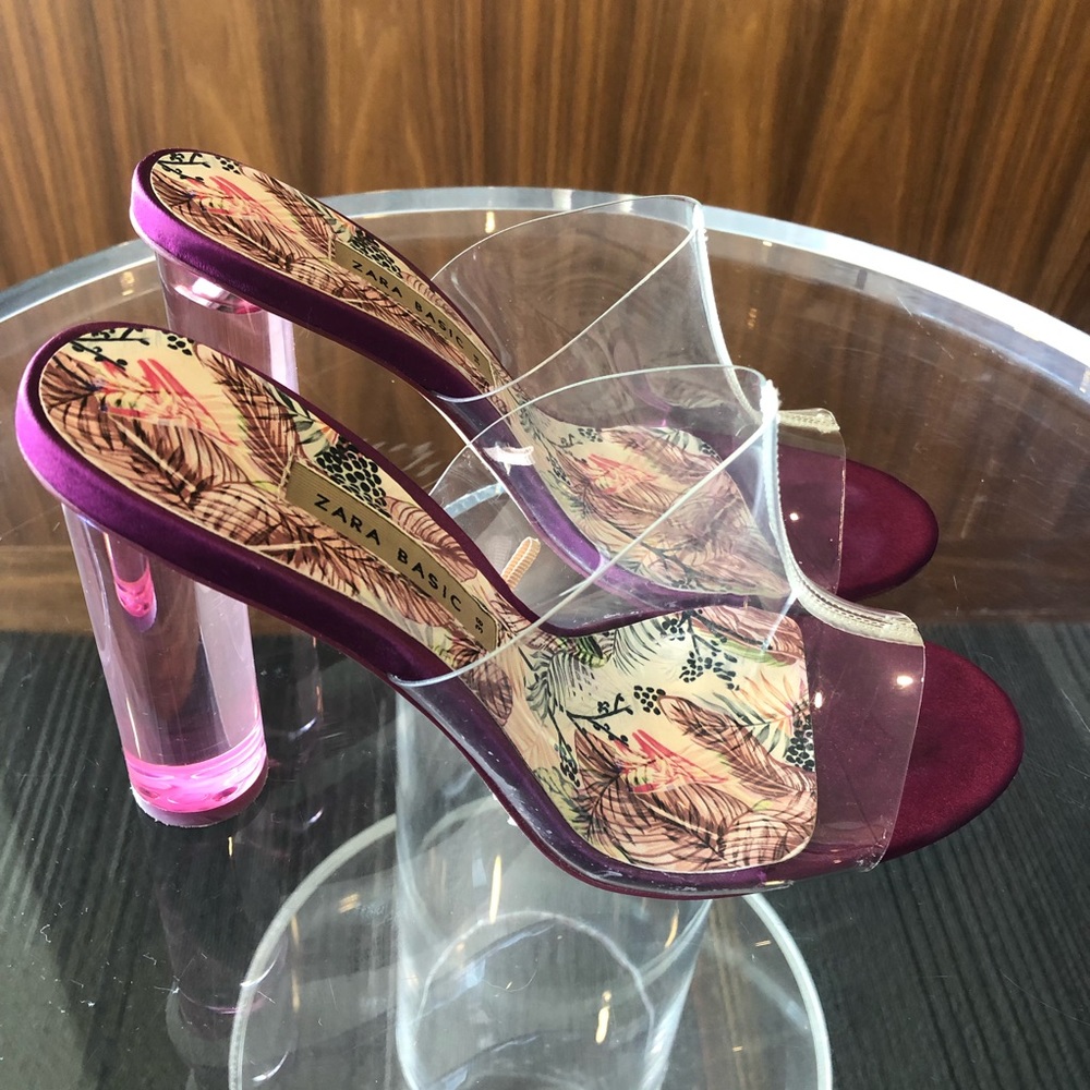 ZARA | Vinyl Mules